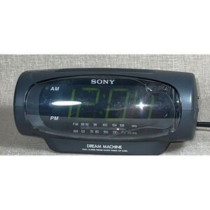 Sony Dream Machine Vintage Digital Dual Alarm Clock Radio  AM/FM Snooze ICF-C490